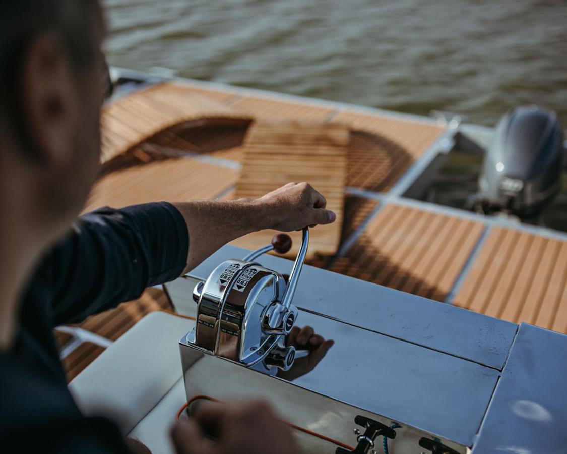 Hausboot Mit Traumlage In Luebeck-Travemuende Hotel Bagian luar foto